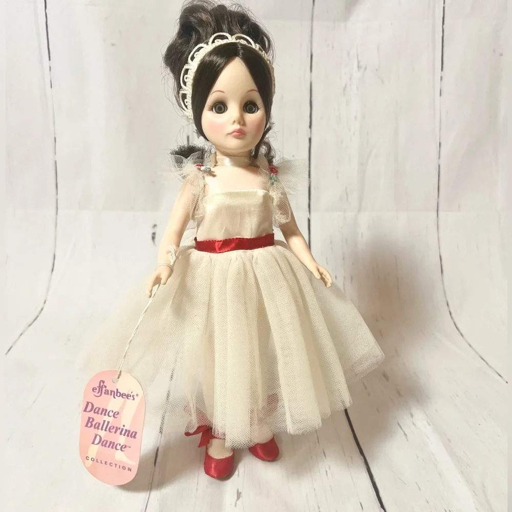 Vintage 1984 Effanbee Dance Ballerina Dance Doll 1141 Red Shoes Vinyl 11”